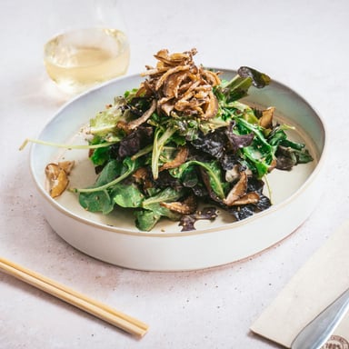 Ensalada shiitake